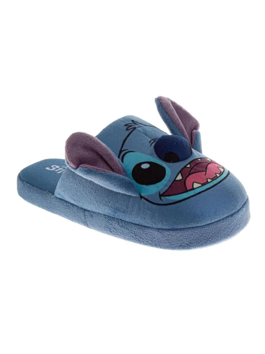 Домашние тапочки с принтом Lilo and Stitch Disney — изображение 1 из 3, синий