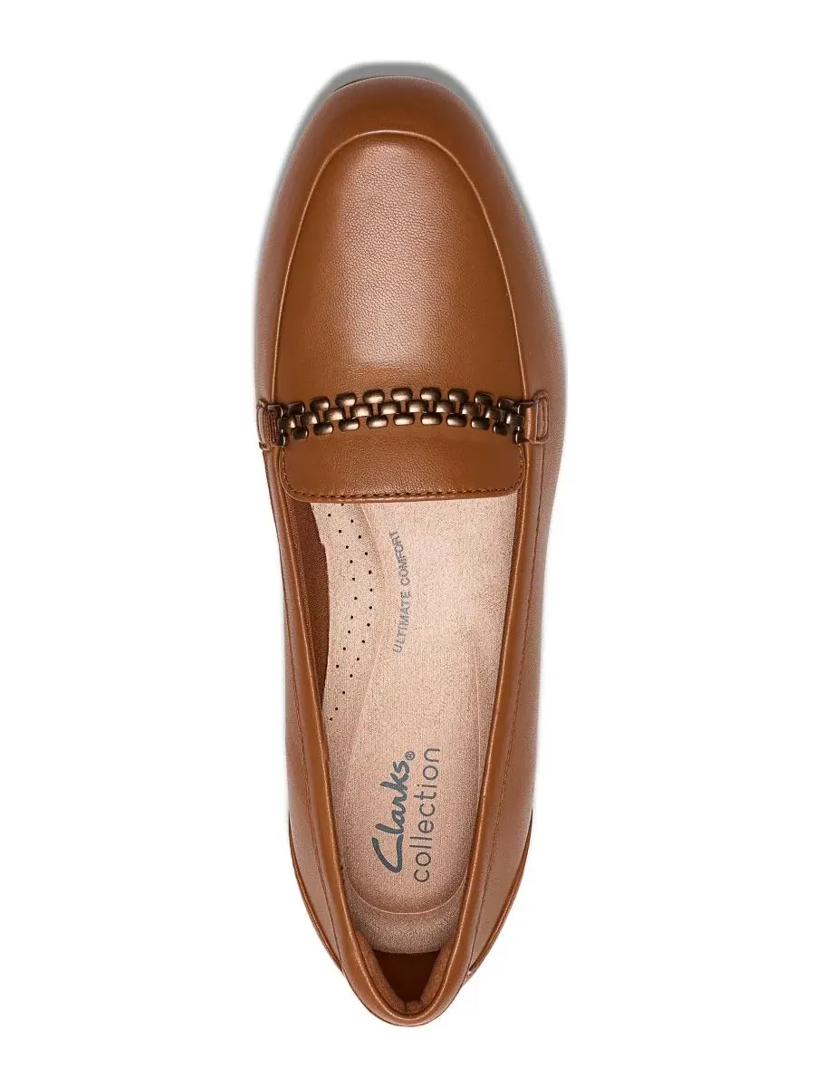 Лоферы женские Clarks Juliet Mia, с закругленным носком — изображение 4 из 6, бежевый