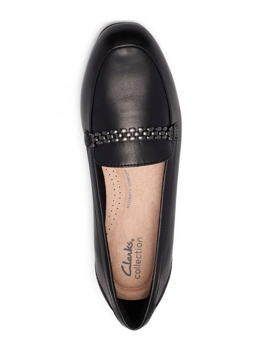 Лоферы женские Clarks Juliet Mia, с закругленным носком — изображение 4 из 6, черный