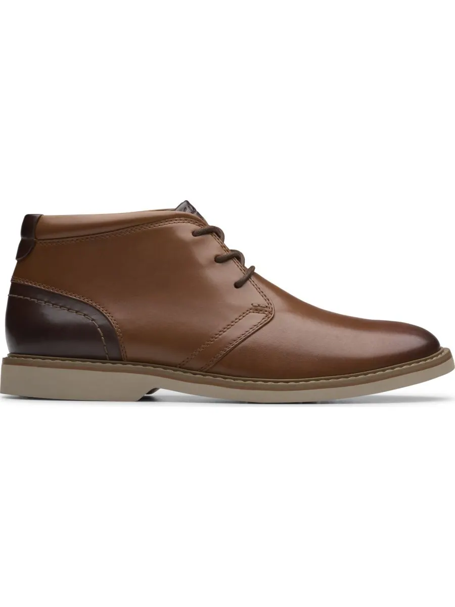 Ботинки мужские Clarks Radcliff Mid, кожаные — изображение 2 из 6, темный бежевый