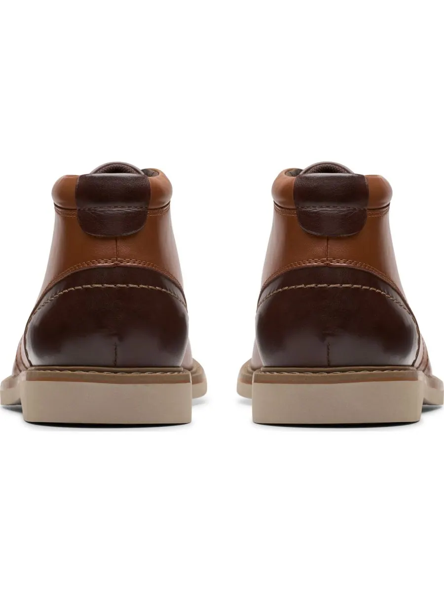 Ботинки мужские Clarks Radcliff Mid, кожаные — изображение 3 из 6, темный бежевый