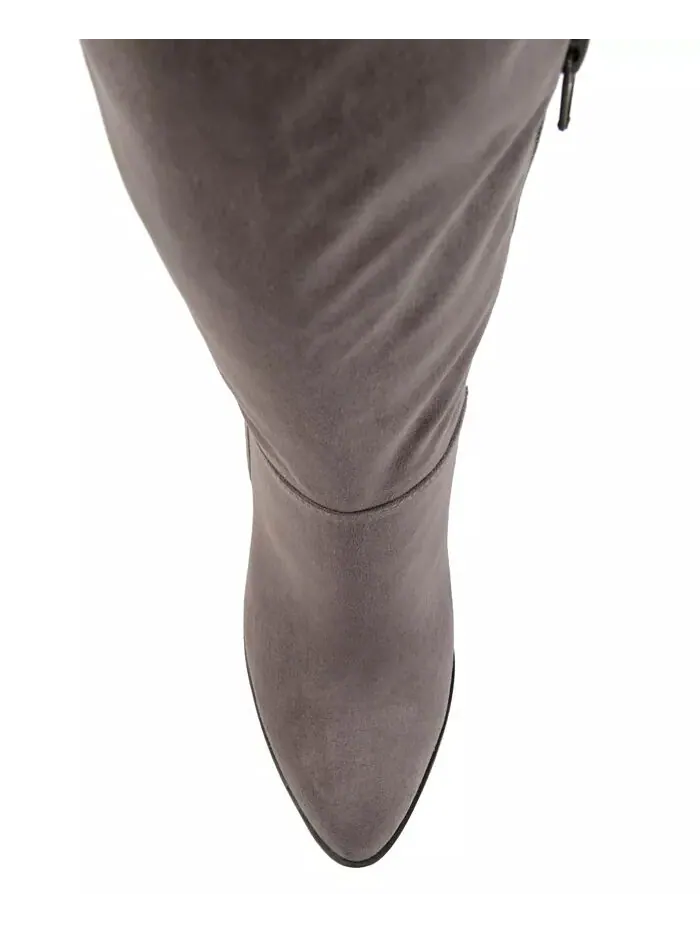 Женские сапоги Kyllie Wide Calf Journee Collection — изображение 10 из 21, бежевый