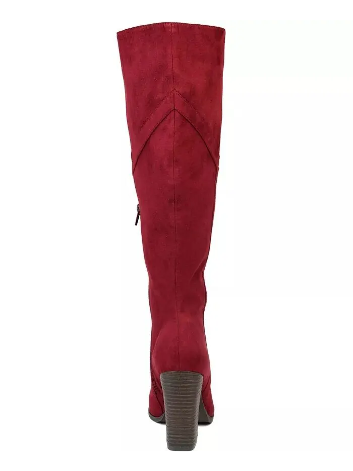 Женские сапоги Kyllie Wide Calf Journee Collection — изображение 14 из 21, бежевый
