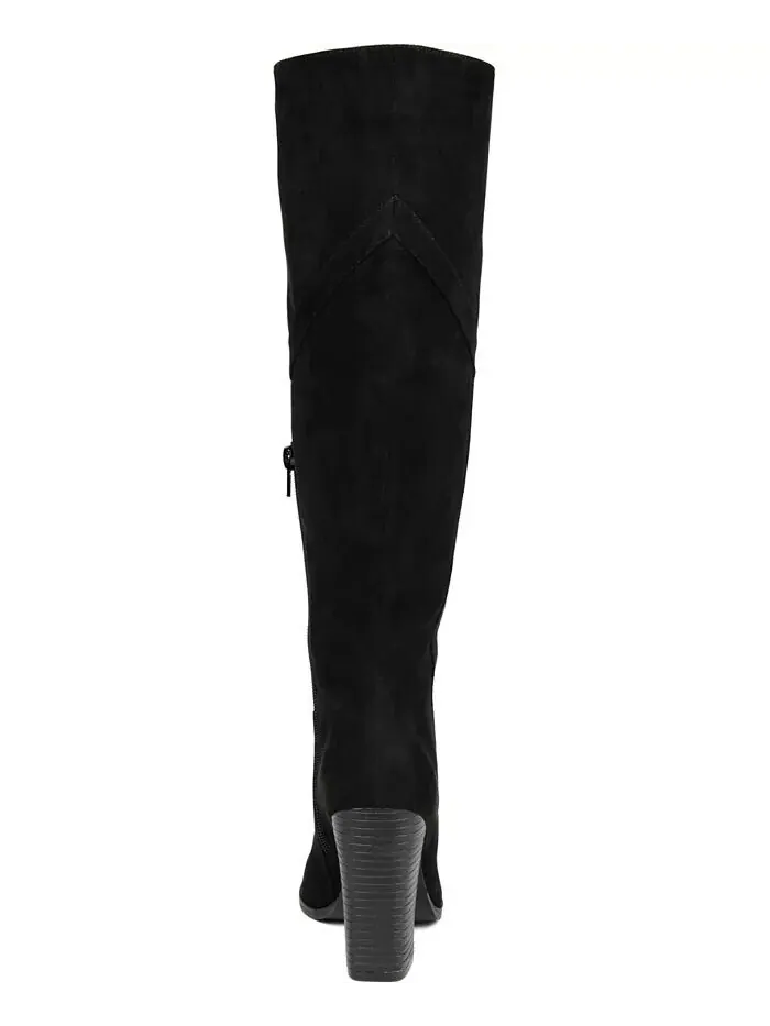 Женские сапоги Kyllie Wide Calf Journee Collection — изображение 19 из 21, бежевый
