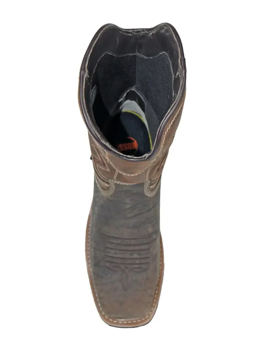 Мужские рабочие ботинки HOSS Fracker с композитным защитным носком Hoss Boot Company — изображение 6 из 6, коричневый