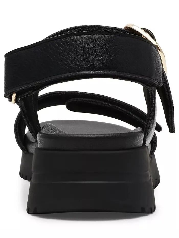 Женские спортивные сандалии Evanti с пряжкой и двумя ремешками Anne Klein — изображение 3 из 10, черный