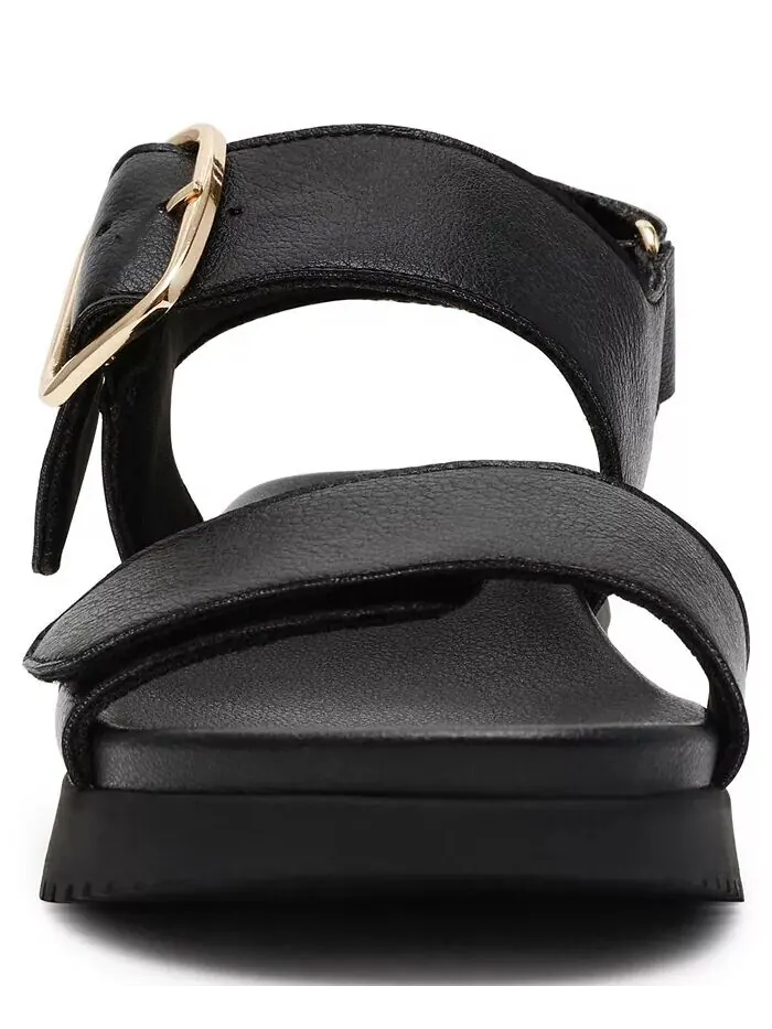 Женские спортивные сандалии Evanti с пряжкой и двумя ремешками Anne Klein — изображение 7 из 10, черный