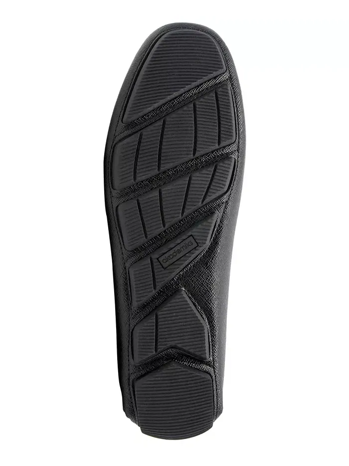Мужские лоферы для вождения Dover Slip On Akademiks — изображение 5 из 7, черный