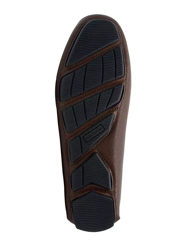 Мужские лоферы для вождения Dover Slip On Akademiks — изображение 5 из 7, коричневый