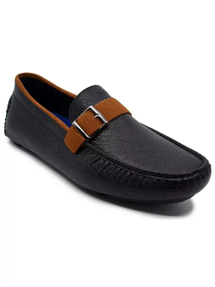 Мужские лоферы для вождения Dover Slip On Akademiks — изображение 1 из 1, белый