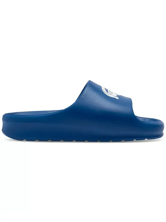 Мужские сандалии Serve Slide 2.0 Lacoste — изображение 2 из 6, синий/белый
