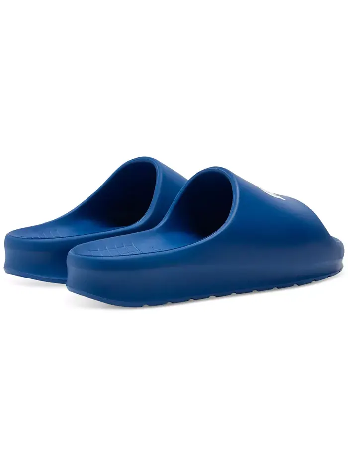 Мужские сандалии Serve Slide 2.0 Lacoste — изображение 3 из 6, синий/белый