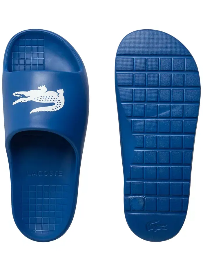 Мужские сандалии Serve Slide 2.0 Lacoste — изображение 4 из 6, синий/белый