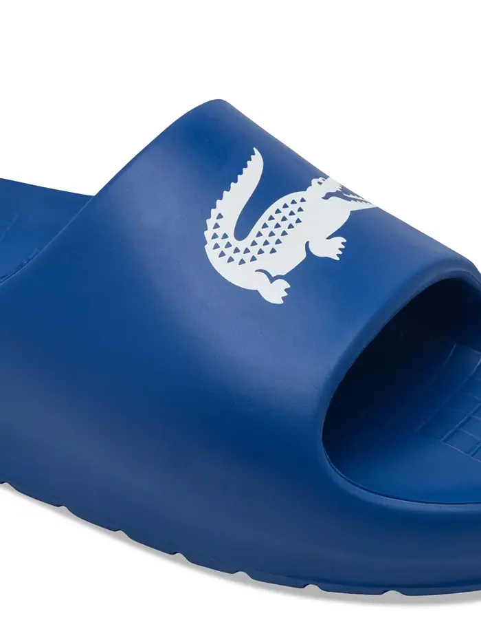 Мужские сандалии Serve Slide 2.0 Lacoste — изображение 6 из 6, синий/белый