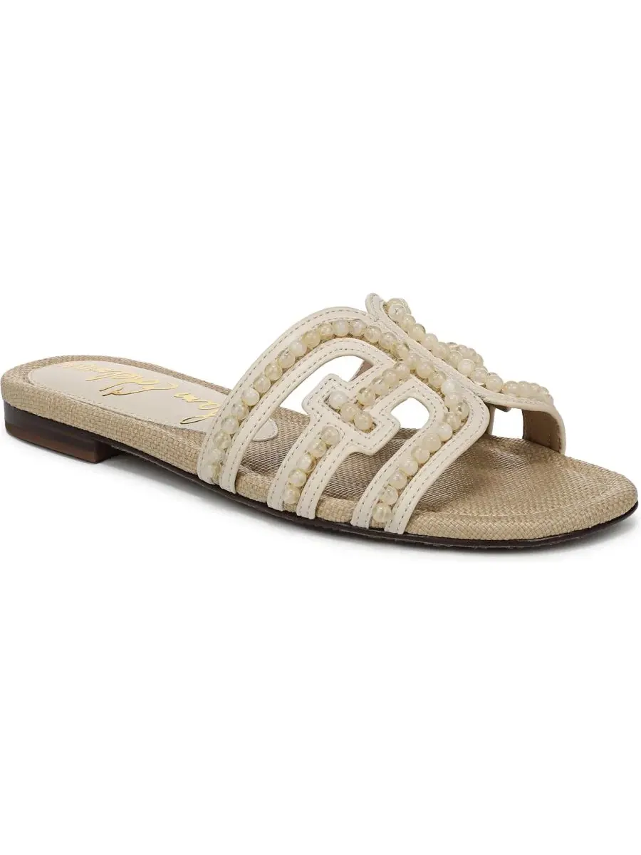 Женские сандалии Bay Tide Slide Sam Edelman, светло-миндальный/слоновый