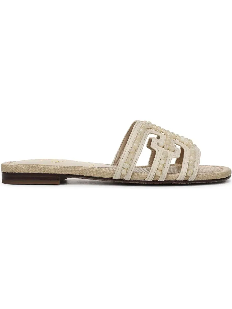 Женские сандалии Bay Tide Slide Sam Edelman, светло-миндальный/слоновый — изображение 2 из 5, светлый/слоновая кость