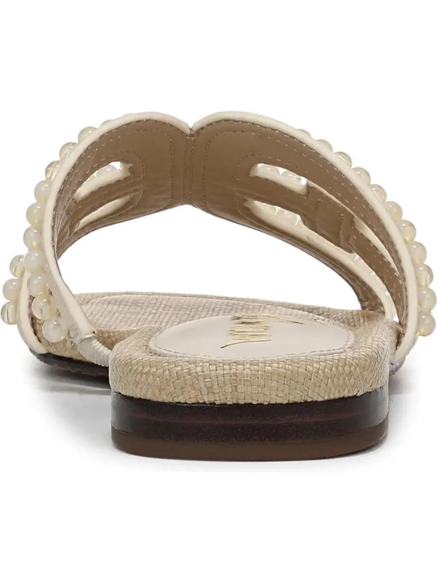 Женские сандалии Bay Tide Slide Sam Edelman, светло-миндальный/слоновый — изображение 3 из 5, светлый/слоновая кость