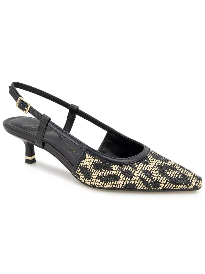 Женские туфли-лодочки Martha на низком каблуке Kenneth Cole New York — изображение 1 из 8, натуральный черный