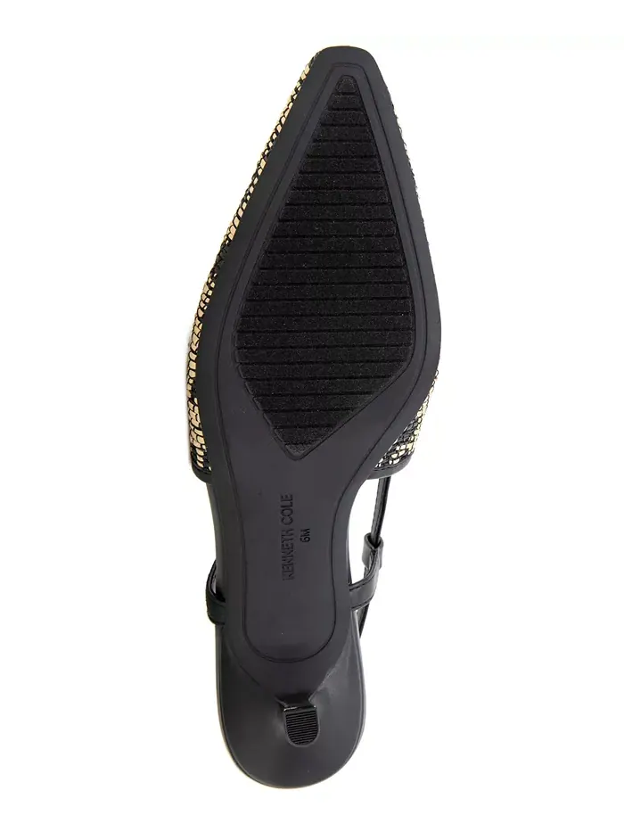 Женские туфли-лодочки Martha на низком каблуке Kenneth Cole New York — изображение 5 из 8, натуральный черный