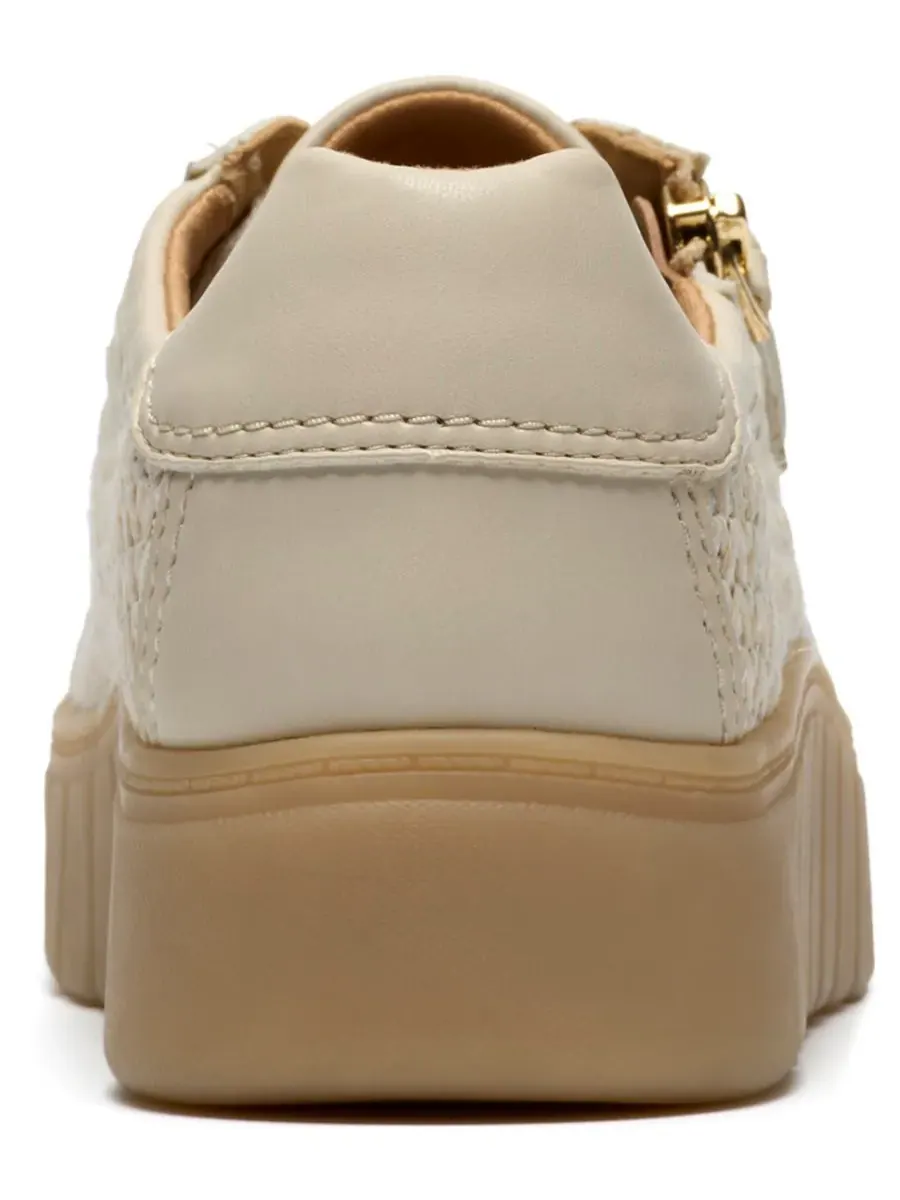 Кроссовки женские Clarks Mykah Joyfull на шнуровке, текстильные — изображение 3 из 6, натуральный