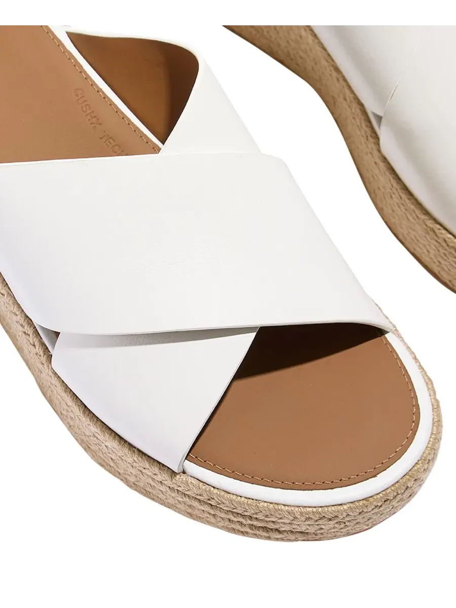 Женские сандалии-эспадрильи на танкетке на платформе FitFlop — изображение 5 из 7, белый