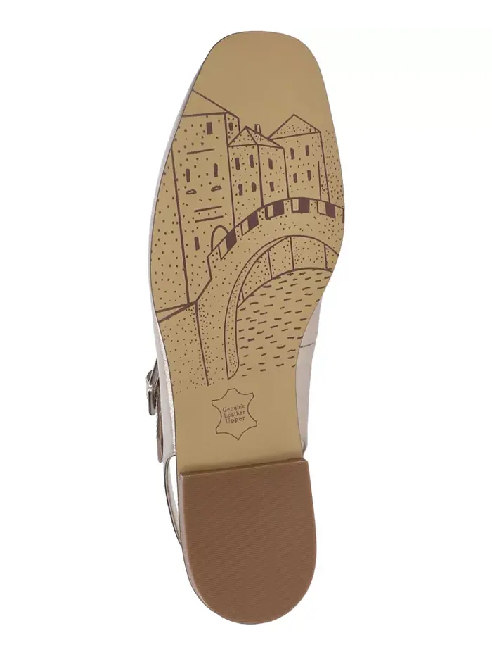 Женские балетки Andie Mary Jane Bella Vita — изображение 5 из 7, бежевый
