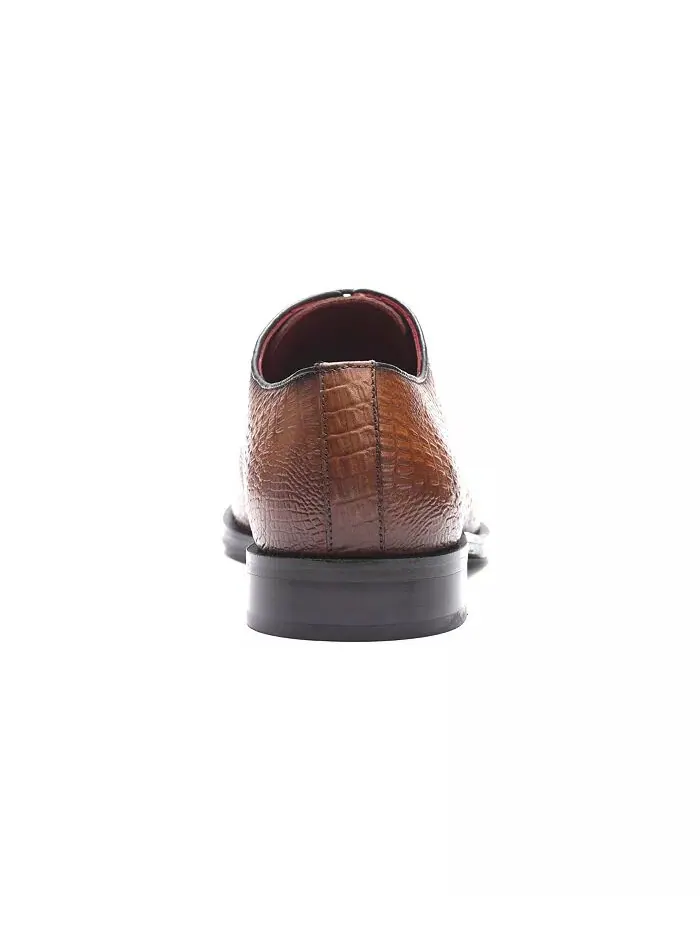 Мужские туфли Pedro Wholecut Oxford Carlos by Carlos Santana — изображение 4 из 9, бежевый