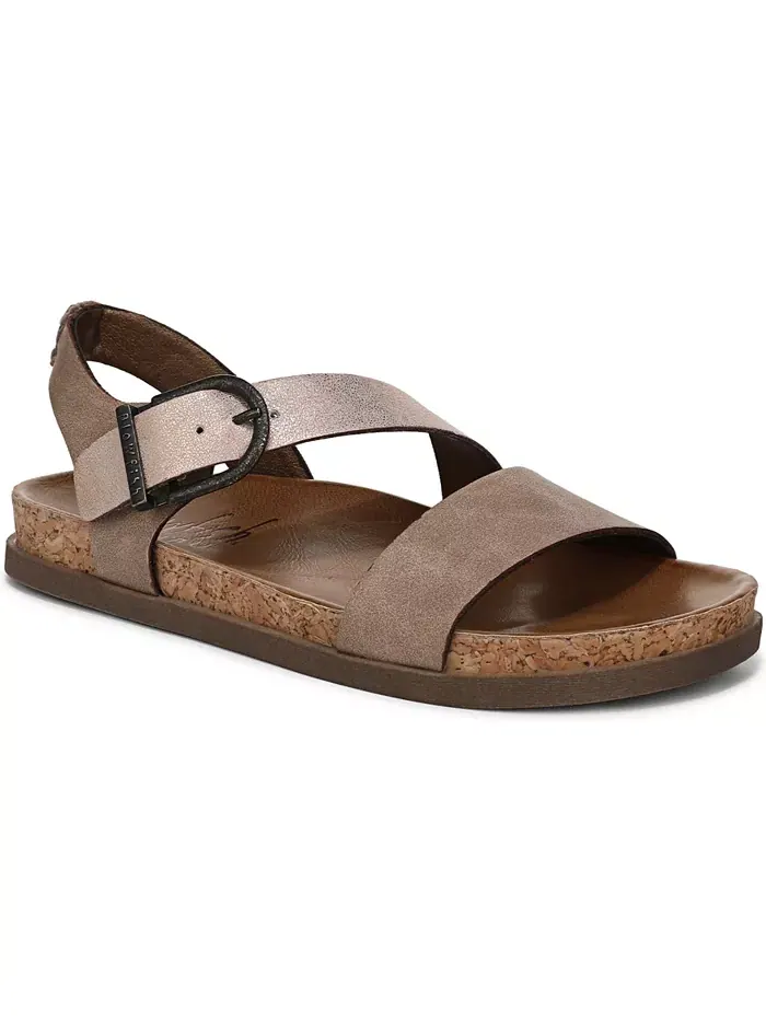 Женские сандалии Lance Strappy на платформе с открытым носком Blowfish Malibu — изображение 1 из 5, коричневый