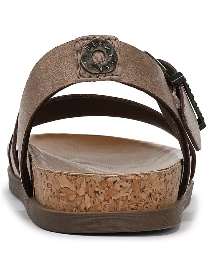 Женские сандалии Lance Strappy на платформе с открытым носком Blowfish Malibu — изображение 3 из 5, коричневый