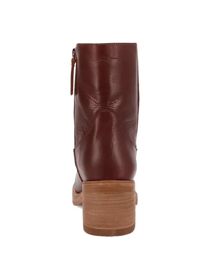 Женские ботинки Roxy Leather Bootie Dingo — изображение 2 из 7, коричневый