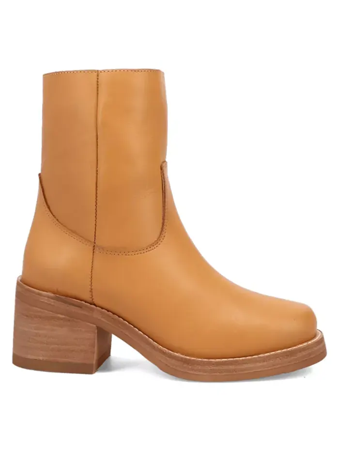 Женские ботинки Roxy Leather Bootie Dingo — изображение 3 из 7, желтый