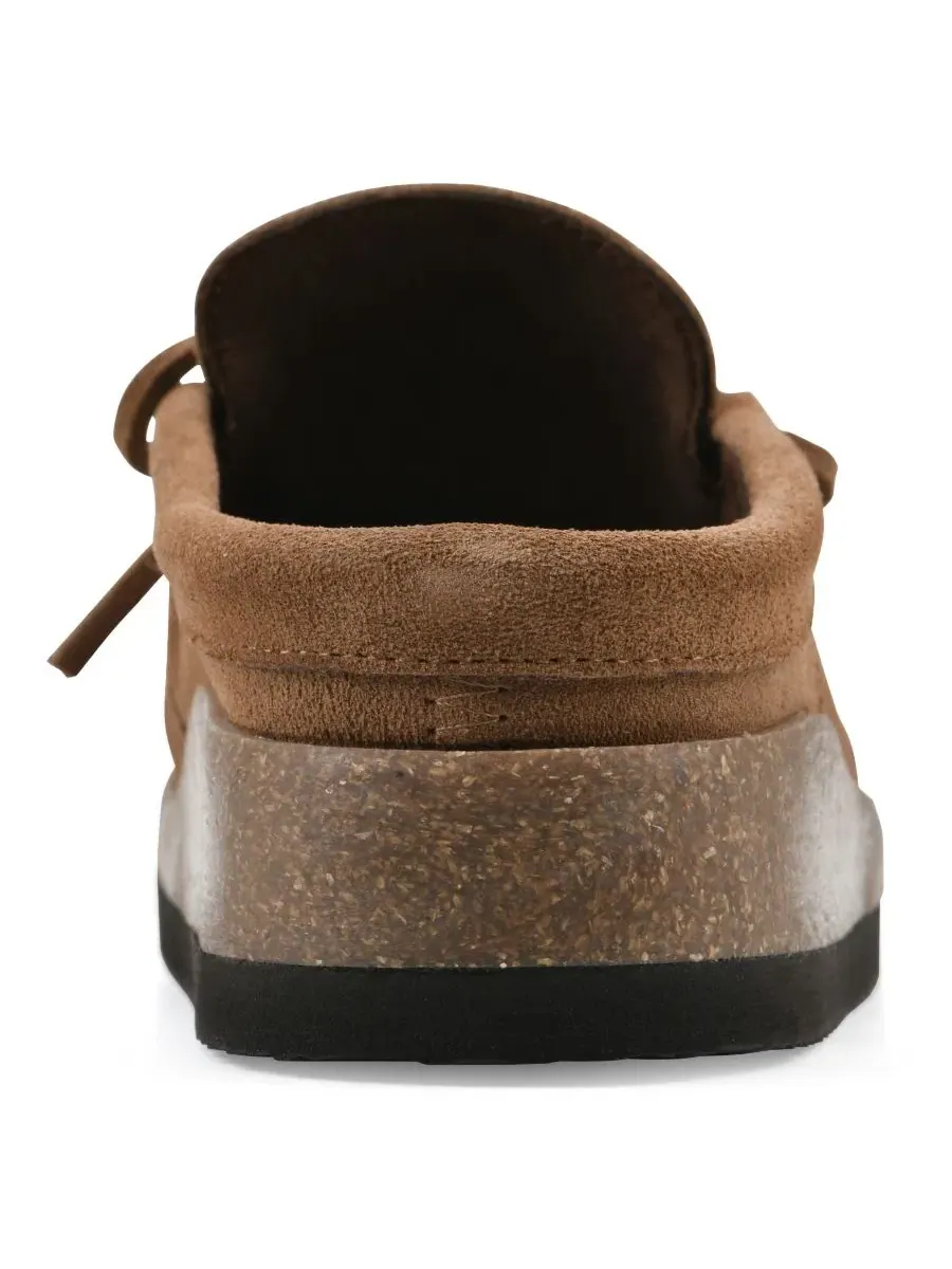 Мюли с закрытым носком Bayhead на плоской подошве White Mountain, New Chestnut Suede — изображение 3 из 6