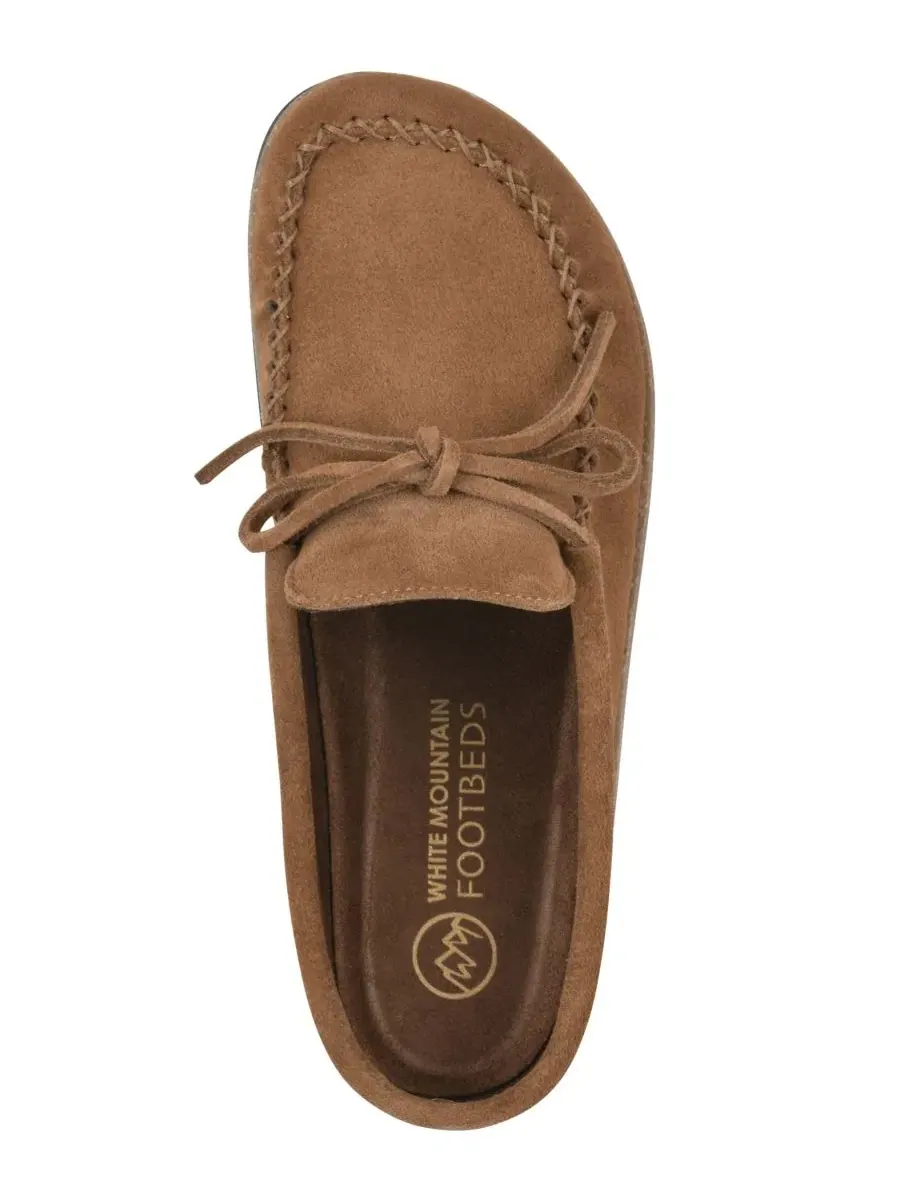 Мюли с закрытым носком Bayhead на плоской подошве White Mountain, New Chestnut Suede — изображение 4 из 6