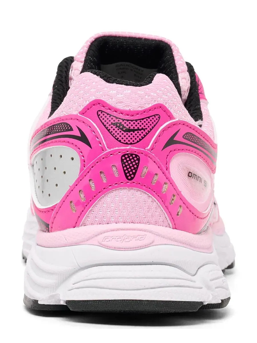 Кроссовки беговые с верхом из дышащей сетки Saucony Omni 9 — изображение 4 из 6, розовый