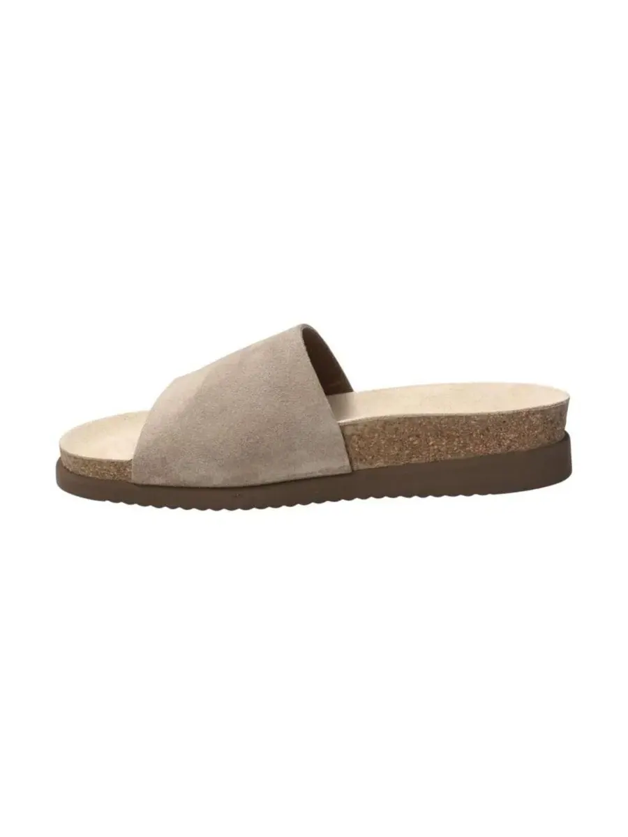 Женские мюли с открытым носком Hanik Warm Grey Mephisto — изображение 5 из 6, серый