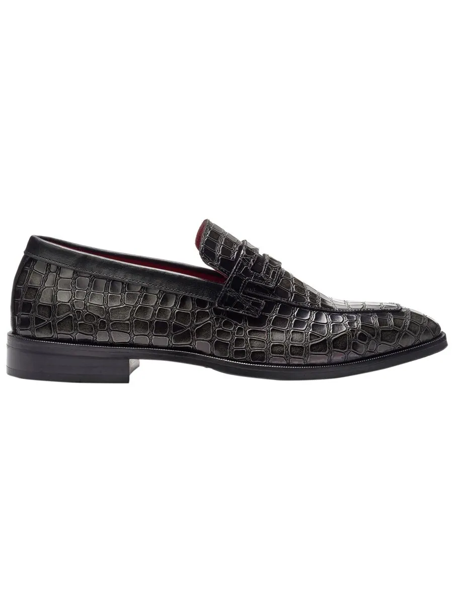 Мужские лоферы Nocturne Penny Loafers Carlos by Carlos Santana — изображение 2 из 5, черный