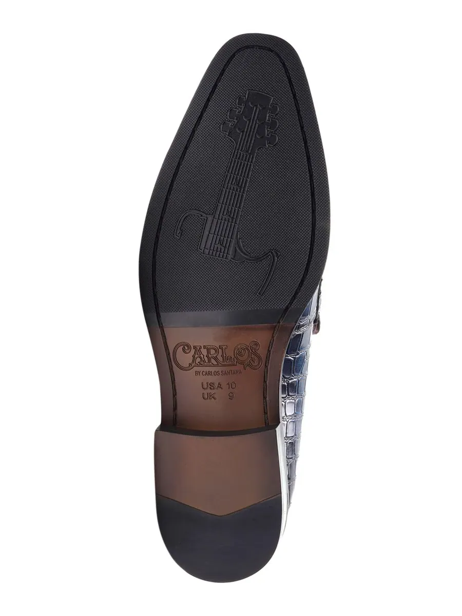 Мужские лоферы Nocturne Penny Loafers Carlos by Carlos Santana — изображение 5 из 6, темно-синий