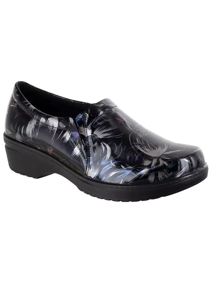 Женские клоги Tiffany Easy Works Easy Street — изображение 1 из 7, черный серебристый