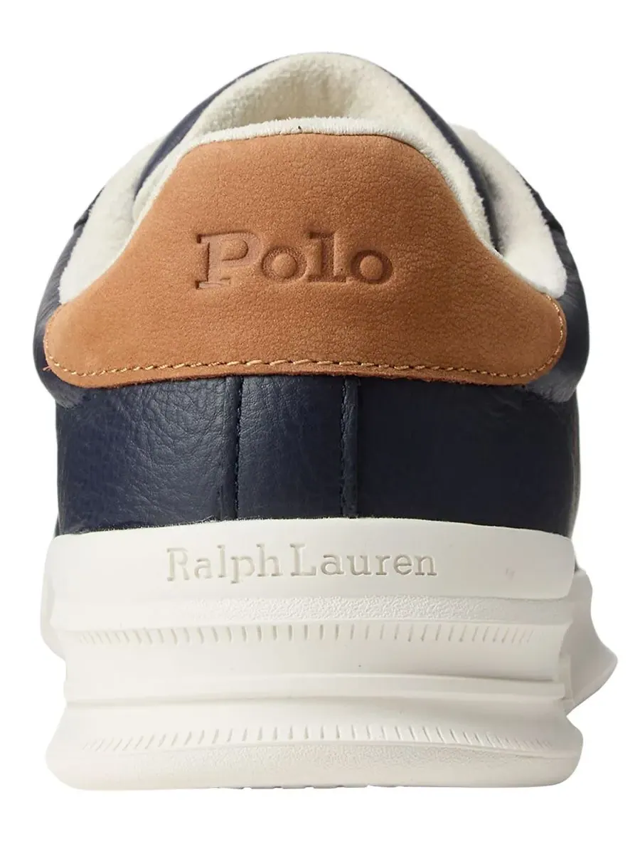 Мужские кроссовки Heritage Court II с вышивкой и шнуровкой Polo Ralph Lauren — изображение 3 из 4, синий