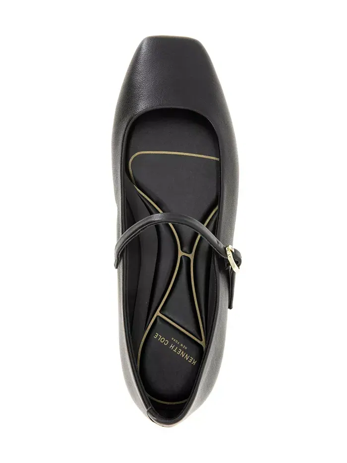 Женские балетки Jasper с квадратным носком Kenneth Cole New York — изображение 4 из 5, черный
