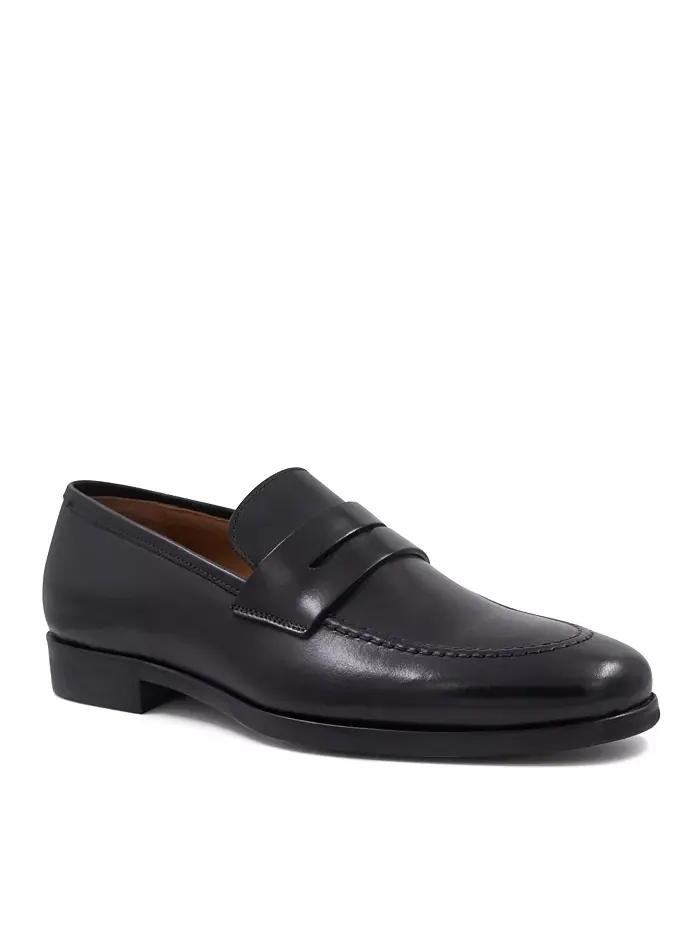 Мужские лоферы Preston Slip On Penny Bruno Magli — изображение 1 из 6, черный