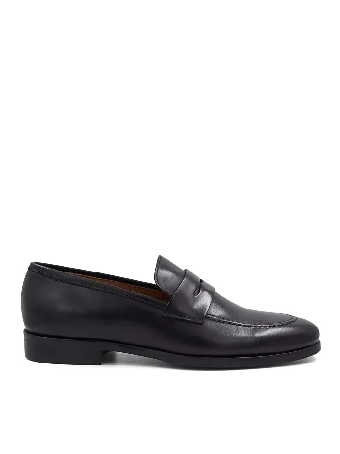 Мужские лоферы Preston Slip On Penny Bruno Magli — изображение 2 из 6, черный