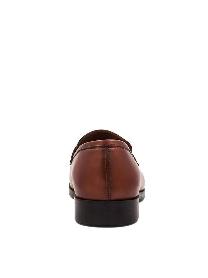 Мужские лоферы Preston Slip On Penny Bruno Magli — изображение 3 из 6, коричневый