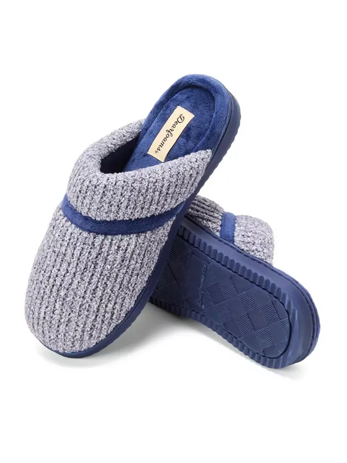Женские тапочки Serena Marled Chenille Scuff Dearfoams — изображение 2 из 5