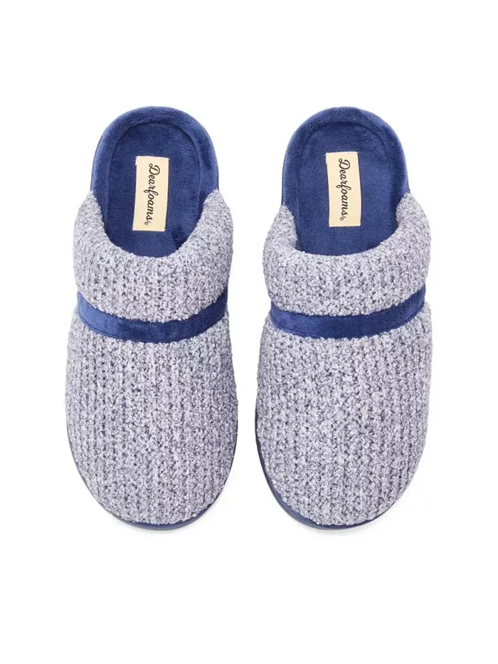 Женские тапочки Serena Marled Chenille Scuff Dearfoams — изображение 4 из 5