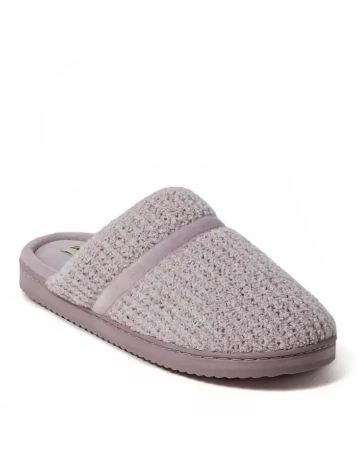 Женские тапочки-шлепанцы Serena Marled Chenille Dearfoams — изображение 1 из 5, фиолетовый