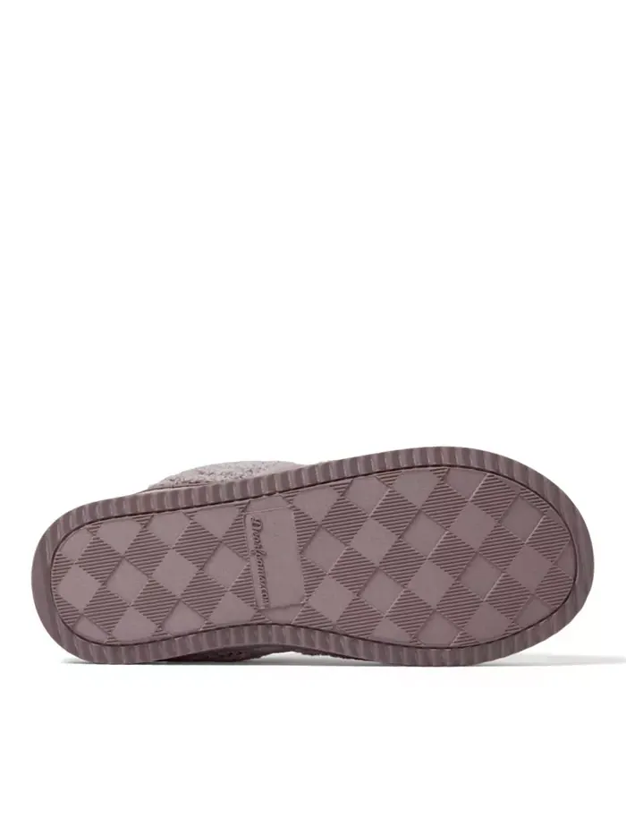 Женские тапочки-шлепанцы Serena Marled Chenille Dearfoams — изображение 5 из 5, фиолетовый