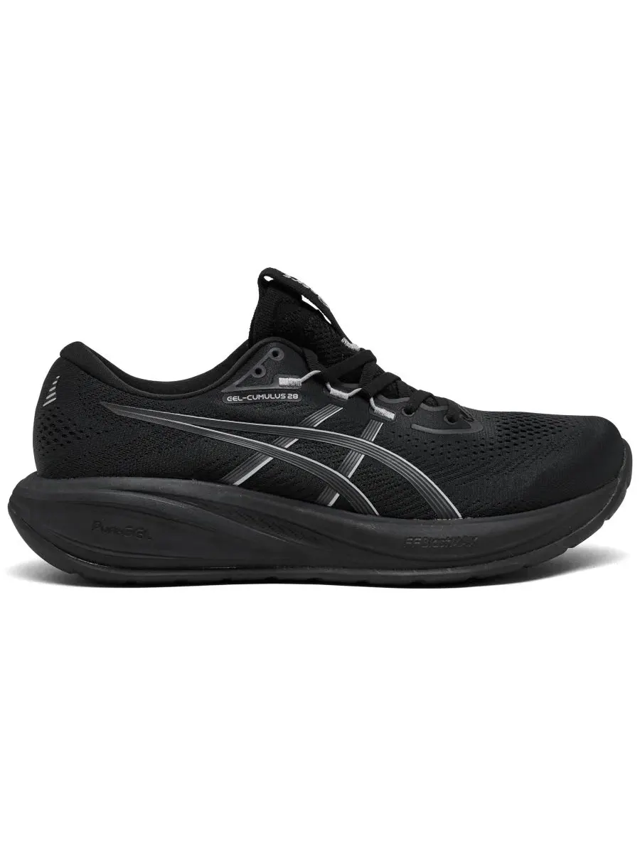 Кроссовки для бега GEL-CUMULUS 28 Asics — изображение 2 из 6, черный серый