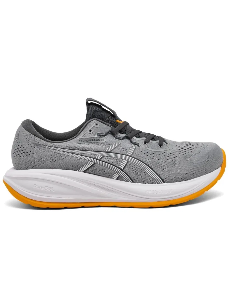 Кроссовки для бега Asics GEL-CUMULUS 28 — изображение 2 из 6, серый синий оранжевый