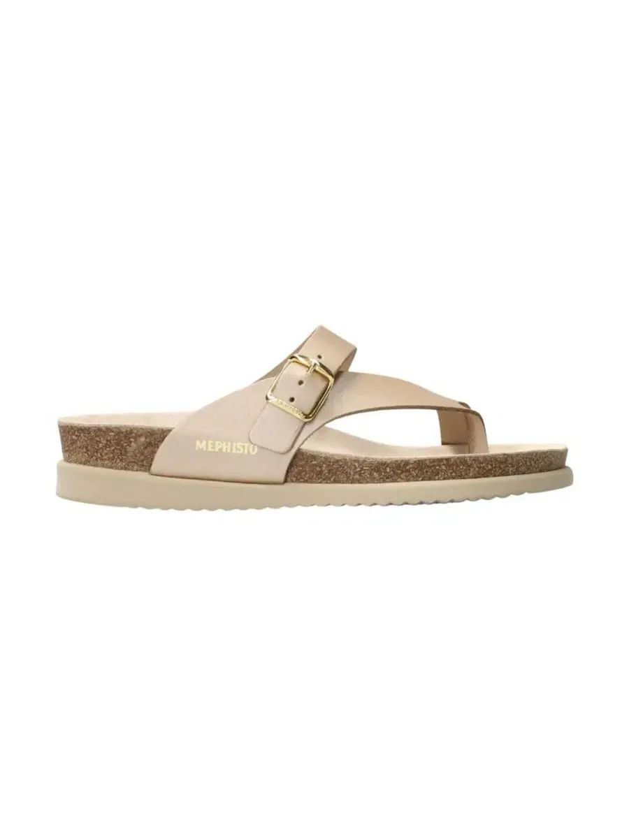 Сандалии женские Helen Metallics с открытым носком Mephisto — изображение 2 из 5, серебристый